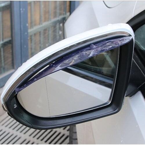 2 car rearview mirror rain eyebrow rain cover for Volvo S40 S60 S80 XC60 XC90 V40 V60 C30 XC70 V70/Mini Cooper R50 R52 R53 R55