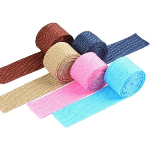 2 meters 50mm color polypropylene belt nylon webbing backpack belt school bag belt flat belt diy accessories PP bead belt webbin