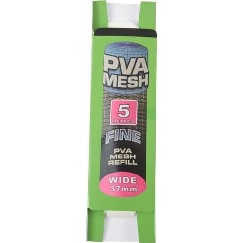 5M PVA 37mm Wide Mesh Refill Carp Fishing Stocking Boilie Rig Bait Wrap Bags