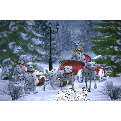 5D DIY Diamond Painting Full Square / Round spotty dog Diamond Mosaic Diamond Embroidery Sale pattern Decoration Painting GH423