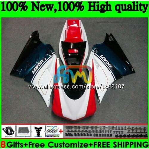 748 853 For DUCATI 916 996 94 95 96 97 98 99 02 71BS.21 998 S R 1994 1995 1996 Red white blk 1997 1998 1999 00 2001 2002 Fairing