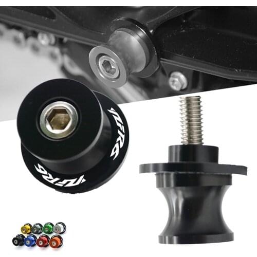 Motorcycle Accessories CNC Aluminum Alloy For yamaha YZF R6 YZF-R6 YZF R6 Swingarm Sliders Spools Stand Bobbins 6mm 8mm 10mm