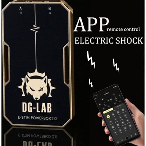 APP Remote Control Electro Penis Anal Plug Stimulation Power Box Medical Themed Electro Shock Sex Toys For Couples Woman Men
