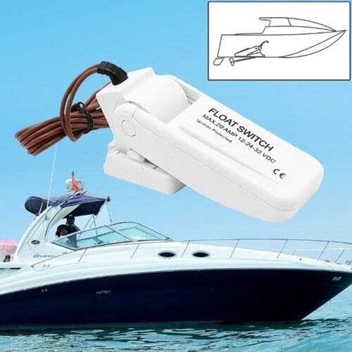 12V 1100GPH Automatic Boat Bilge Pump Float Switch Bilge Switches Flow Sensor for Electric Water Pump