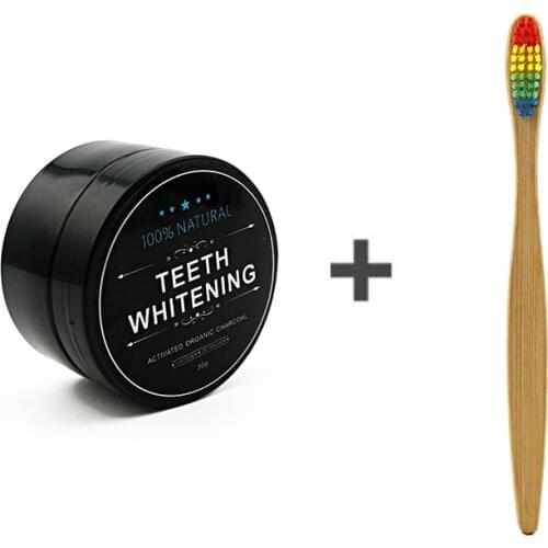 Free shipping Natural Teeth Whitening Charcoal Powder Tartar Stain Removal Tooth Whitening Powder Dental Teeth Whitening kits