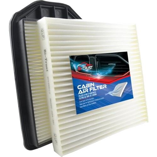 Bi-Trust Replacement Engine & Cabin Air Filter Combo Set for Honda CR-V 2.4L 2007-2009 80219-SHJ-A0