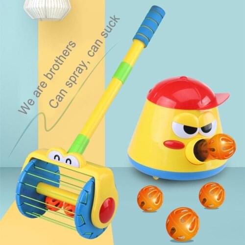 Electric Toy Car 360°Free Walking Cannon Pot Launcher Baby Toddler Bell Ball Trolley Vacuum Cleaner Parent-child Interaction Toy