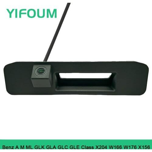 HD Car Trunk Handle Rear View Backup Camera For Mercedes Benz A M ML GLK GLA GLC GLE Class X204 W166 W176 X156 X253 C253 C292