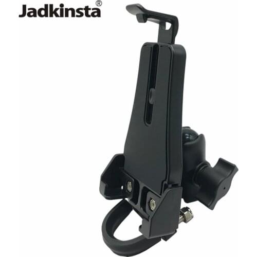 Jadkinsta Ballhead Base Adapter Holder Adjustable Motorcycle Handlebar with Double Socket Arm for Gopro Phone Mount GPS