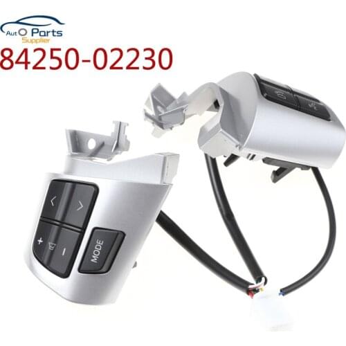 84250-02230 8425002230 Steering Wheel Audio Control Button For TOYOTA COROLLA 2007-2013 Silver Colour