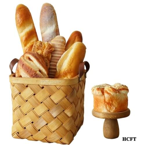 Store shop decoration Brezle Panettone soft Hard Roll Bagel Cottage Parisien Ficelle Croissant Baguette Dannish french bread