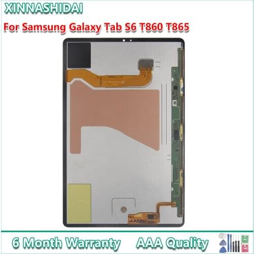 New LCD Display For Samsung Galaxy Tab S6 10.5" T860 T865 2019 LCD Display Touch Screen Digitizer Assembly Replacement