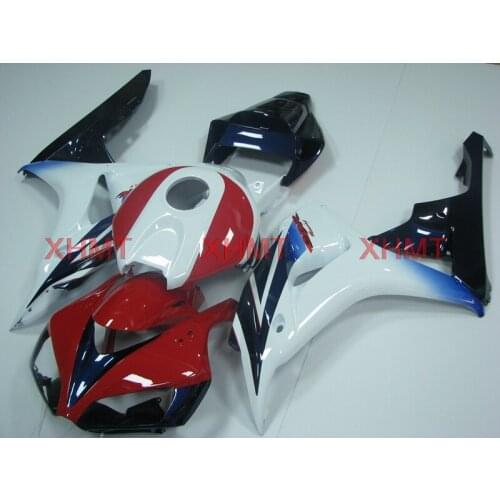For CBR1000 RR 2006 - 2007 Fairings for Honda Cbr1000 RR 06 Body Kits Fireblade 06 White Red Black Plastic Fairings