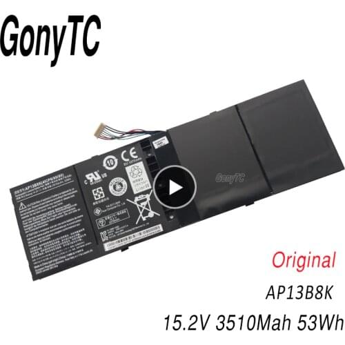 Original For Acer AP13B8K Laptop Battery For Aspire V5 R7 V5-572G V5-573G V5-472G V5-473G V5-552G M5-583P V5-572P R7-571 AP13B3K