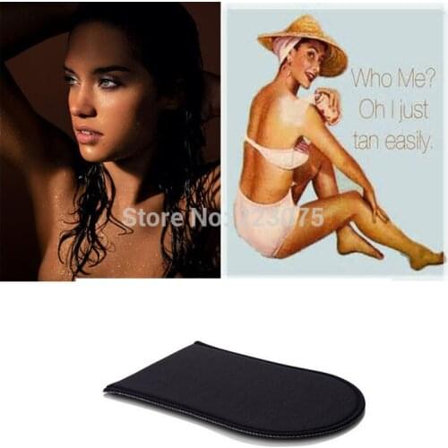SALE 20pcs/lot Self Tan Mitt, Tan Applicator of Tanning Lotion, Spray Tan for Bronzer , Soft Velvet can be reusable