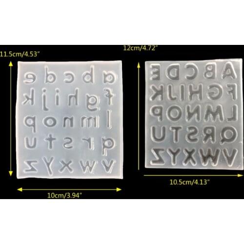 26 English Letters Alphabet Resin Casting Mold Silicone Mold Jewelry Making Tool