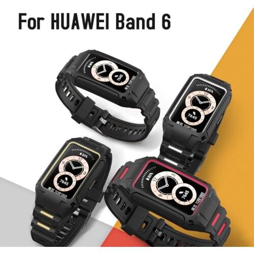 Silicone Straps for huawei Band 6 Durable Smart Watch Fashion Bracelet Wristband N0PB