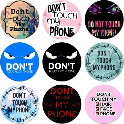 Bitch Don't touch my Icons Pins Badge Decoration Brooches Metal Badges For Clothes Backpack Decoration
