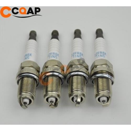 4x Iridium Spark Plug 12290-R62-H01 IZFR6K-11NS For Honda Accord Civic CRV Acura 12290R62H01 IZFR6K11NS