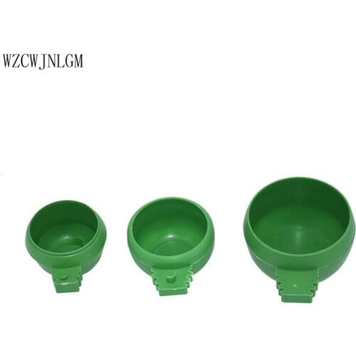 5Pcs Bird Feeding Tray Pigeon Feeding Slot Poultry Drinking Cup Bird Parrot Parrot Peony Feeder