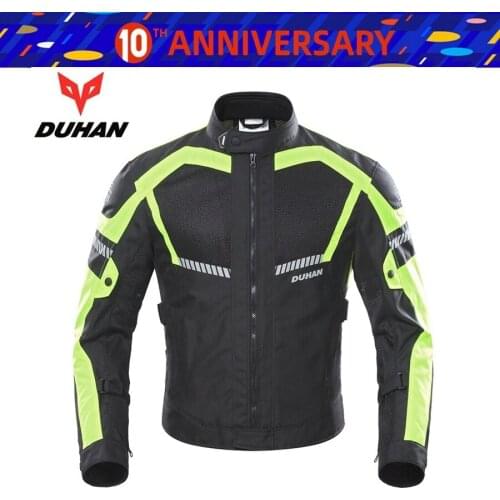 Free shipping 1pcs Summer Mesh Racing Jacket Motocross Off-road Breathable Protective Reflective Motorcycle Jacket With 5pcs Pad