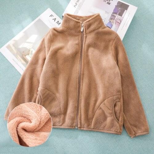 Childrens Jacket Fur Collar Windbreaker For Girls Plus Velvet Thickening Winter Coat Jean Jacket For A Boy Suit 4-12 Years Old