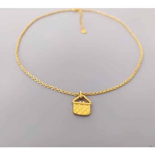 European and American Jewelry simple relief three-dimensional creative Necklace