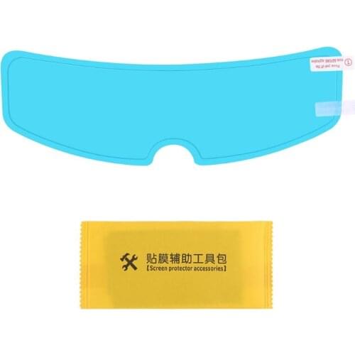 H7JF Universal Motorcycle Helmet Clear Rainproof Film Anti Rain Patch Screen for K3