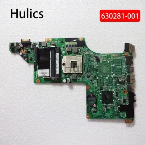 Hulics Original 630281-001 motherboard For HP DV6 DV6-3000 laptop motherboard ddr3 DA0LX6MB6D0 HM55