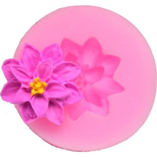 Free Shipping Mini Rose Cooking Tools Wedding Decoration Silicone Mould Baking Fondant Sugar Craft Molds Diy Cake Cake