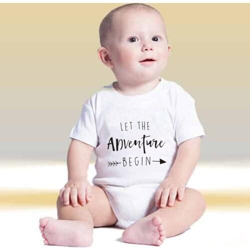 Summer Baby Clothes Baby Romper Newborn Toddler Infant Baby Boy Girl Letter Print Short Sleeve Jumpsuit Romper Clothes