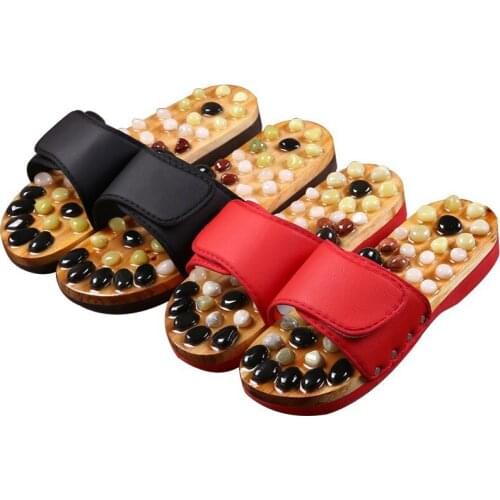 Couple Massage Shoes Sole Acupoint Home Slippers Cobblestone Indoor Healthcare Flat Slides Summer Man/Women Non-Slip Flip Flops