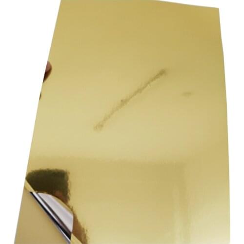 NEW special layer 50 micron thickness A4 blank SHINY GOLD sticker label paper for home office INKJET PRINTER