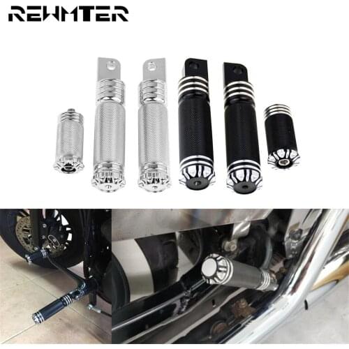 Motorcycle Footpeg Foot Rest Shifter Nail Peg Pedal Black/Chrome For Harley Softail Touring Sportster XL 883 1200 Dyna Road King