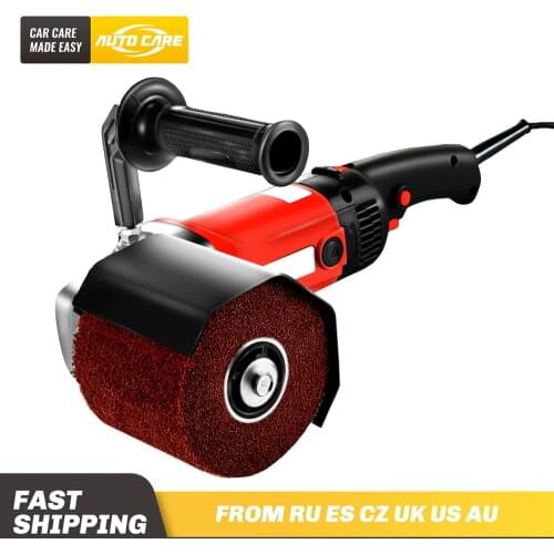 220V Burnishing Polishing Machine Car Polisher Sander Grinder Metal Stainless Steel Polish Drawing Burnishing Machine