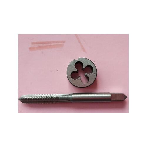 Lots 1pc HSS Machine 1/4-32 UNEF Plug Tap and 1pc 1/4-32 UNEF Die Threading Tool