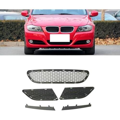 Front Lower Bumper Grilles Grill Mesh For BMW E90 LCI 318i 320i 325i 328i 330 335i 2008-2012