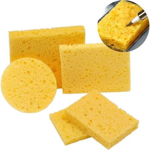 Thin / thick High-temperature Sponge Electric-branded Iron head cleaning sponge Welding nozzle cleaning pad Tin removal sponge