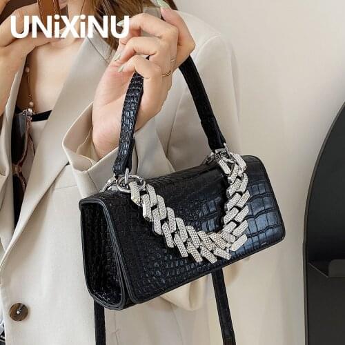 Unixinu Womens Shiny Bags