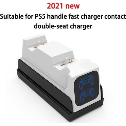 Dual Fast Charger For PS5 Wireless Controller USB 3.1 Type-C Charging Cradle Dock Station For Sony PlayStation5 Joystick Gamepad