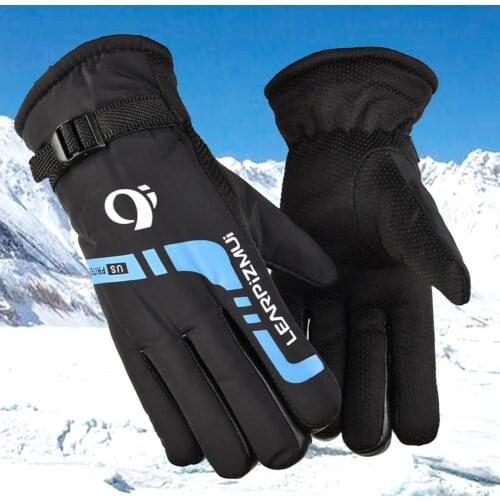 Winter Cycling Gloves Breathable Riding Gloves Full Cover Warm Touchscreen Fabric Shockproof Cycling Gloves Sports Accessory