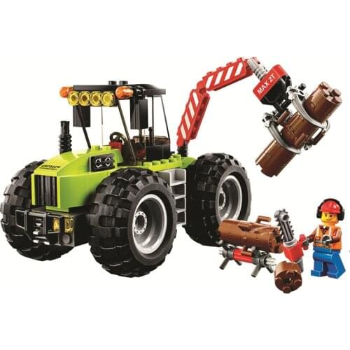 10870 Urban Forestry Engineering Vehicle Puzzle 60181 Insert Children Boy Building Block Toy Gifts