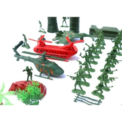 16/52Pcs Mini Classic Soldiers Figures Models Playset Desk Decor Kids Toy Boys Birthday Gift