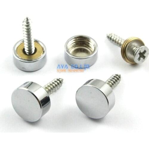 30 Sets 12mm Advertising Nail Decorative Nail Screw for Mirror