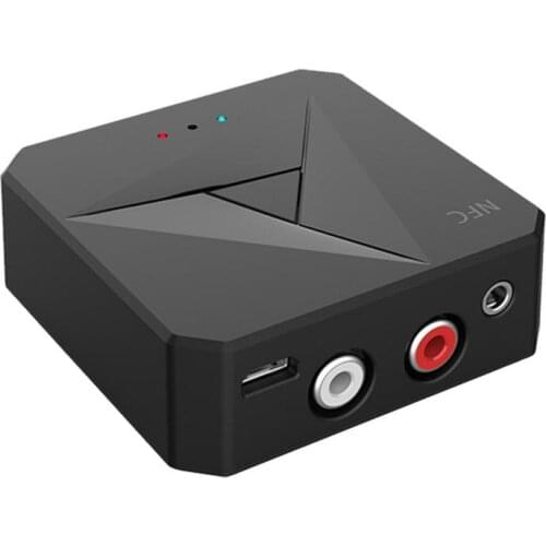 Bluetooth 5.0 RCA Audio Receiver Wireless Bluetooth 5.0 Transmitter Receiver Low Latency Audio Adapter for TV Watching