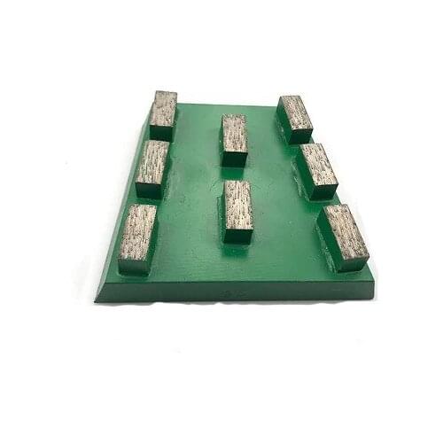 3pcs Long Life Abrasive Diamond Grinding Block Stone Grinding Tools Diamond Frankfurt with Eight Segment for Hard Marble and C