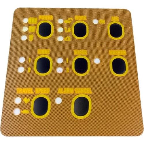Excavator Cab display button accessories Meter Sticker Excavator accessories For CAT E312 320 330V1V2BCD CATERPILLAR