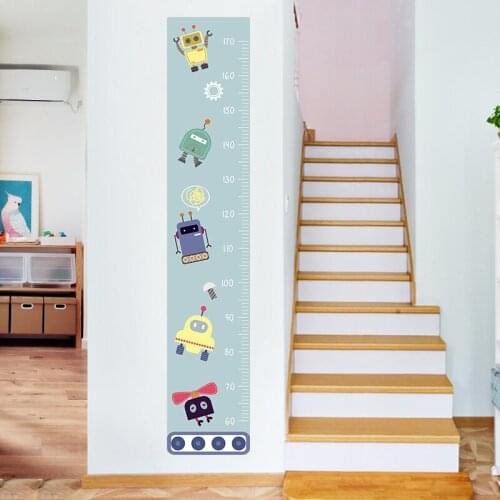 Animal Creative Growth Chart Cartoons Stickers Nordic Wooden Height Chart Hanging Toise Mesure Enfant Home Decoration DK50GC