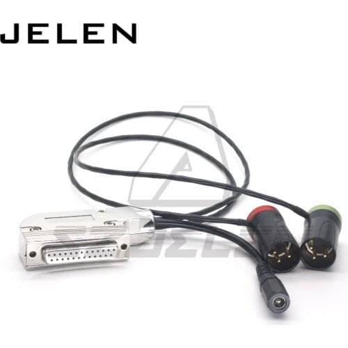 Lectrosonics /Wisycom /Sennheiser /Sony /Audio LTD receiver DB25 female interface audio output power supply line