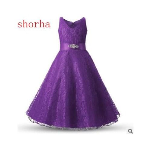 Fashion Girls Dresses 2018 Sweet Princess Dress Baby Kids Girls Clothing Wedding Party Dresses Children Clothing red Applique